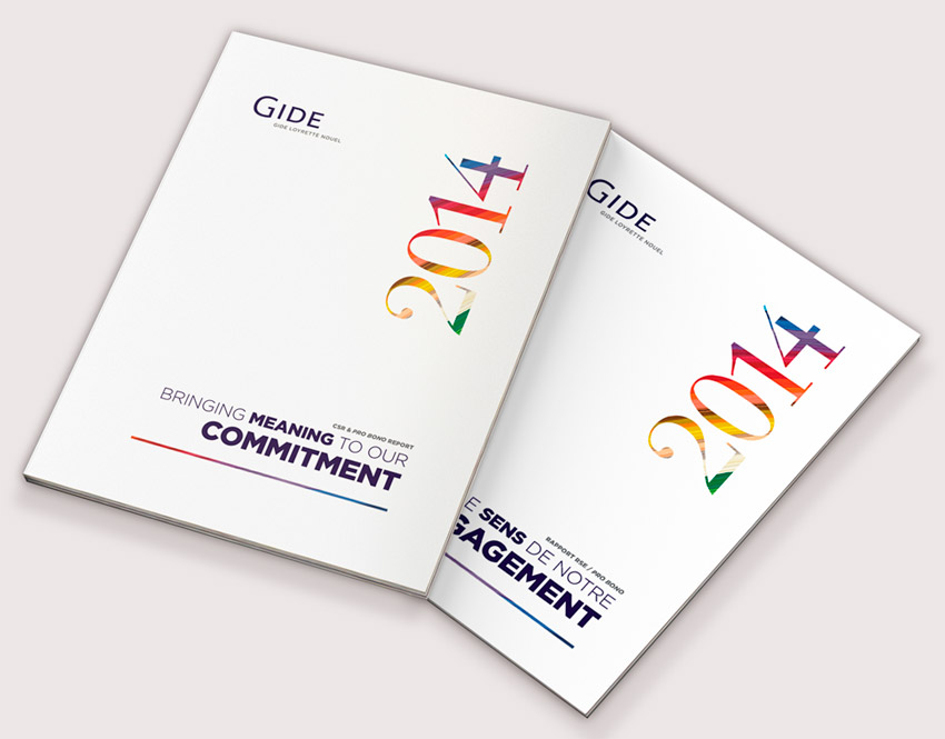 GIDE / Rapport Annuel / Avec des Mots Communication éditoriale
