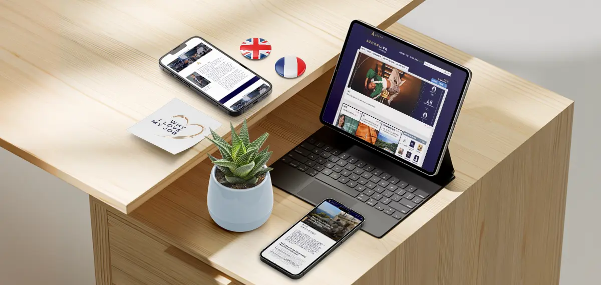 Accor intranet et site corporate